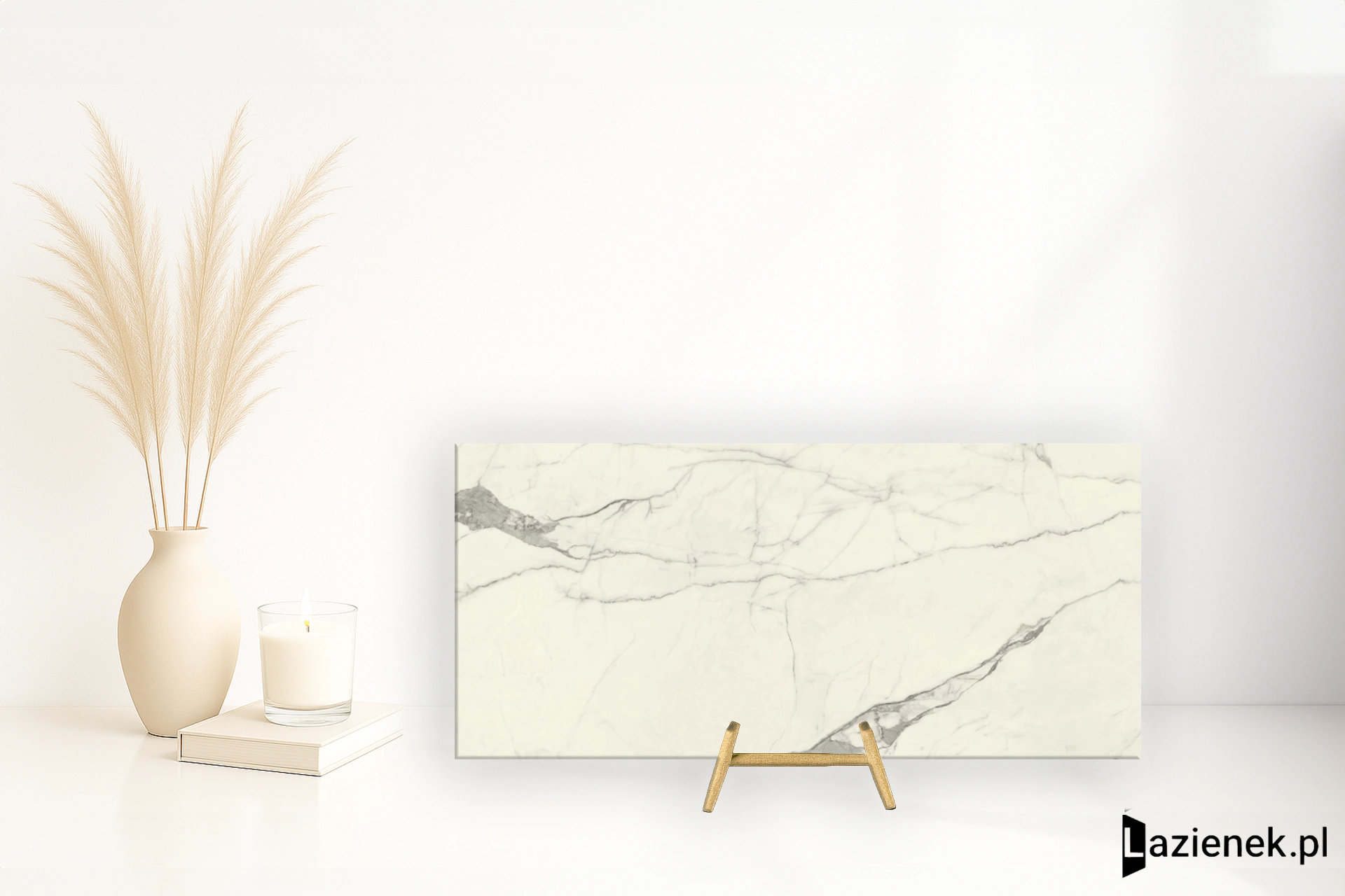 Cotto D'este Vanity Bianco Statuario błyszcząca 120x278 cm gr. 7 mm - płytka rektyfikowana / EK6VA15